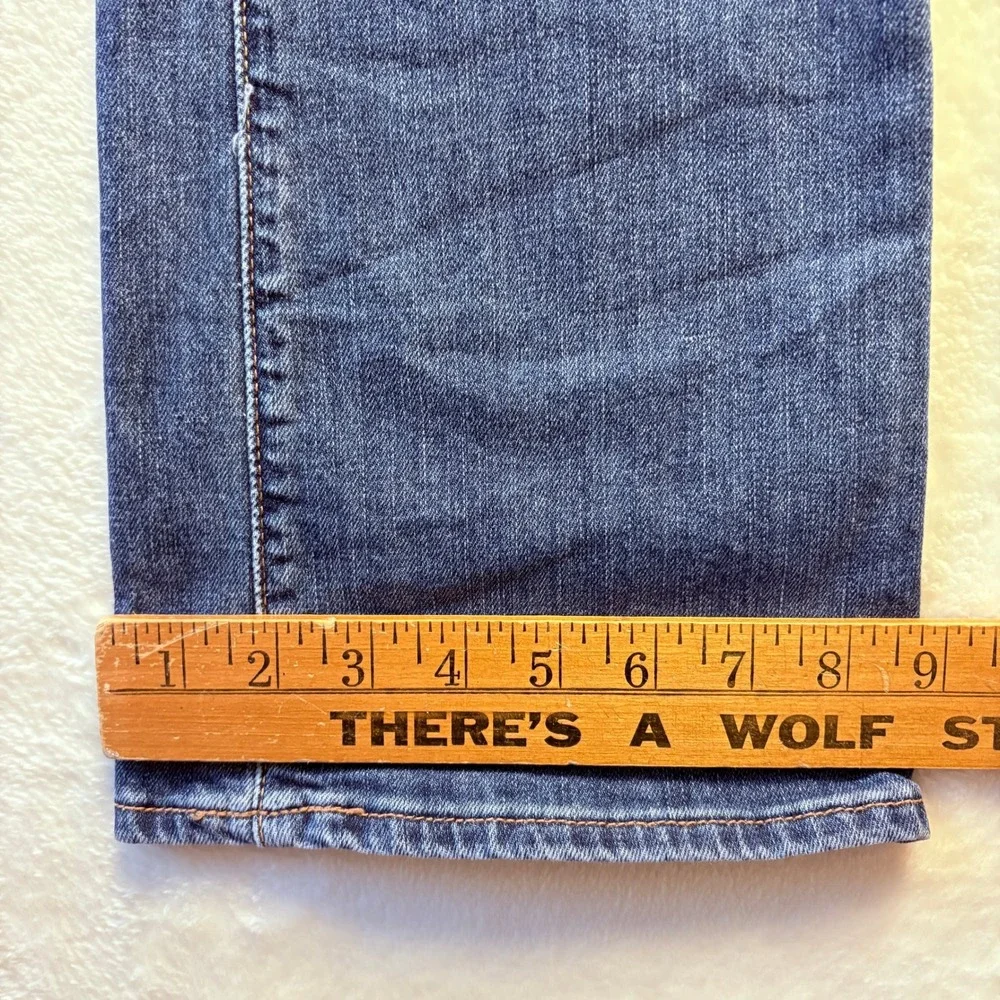 Old Navy Jeans‎ Women Sz 10 Blue Flirt Bootcut Dark Wash Denim Everyday Casual
